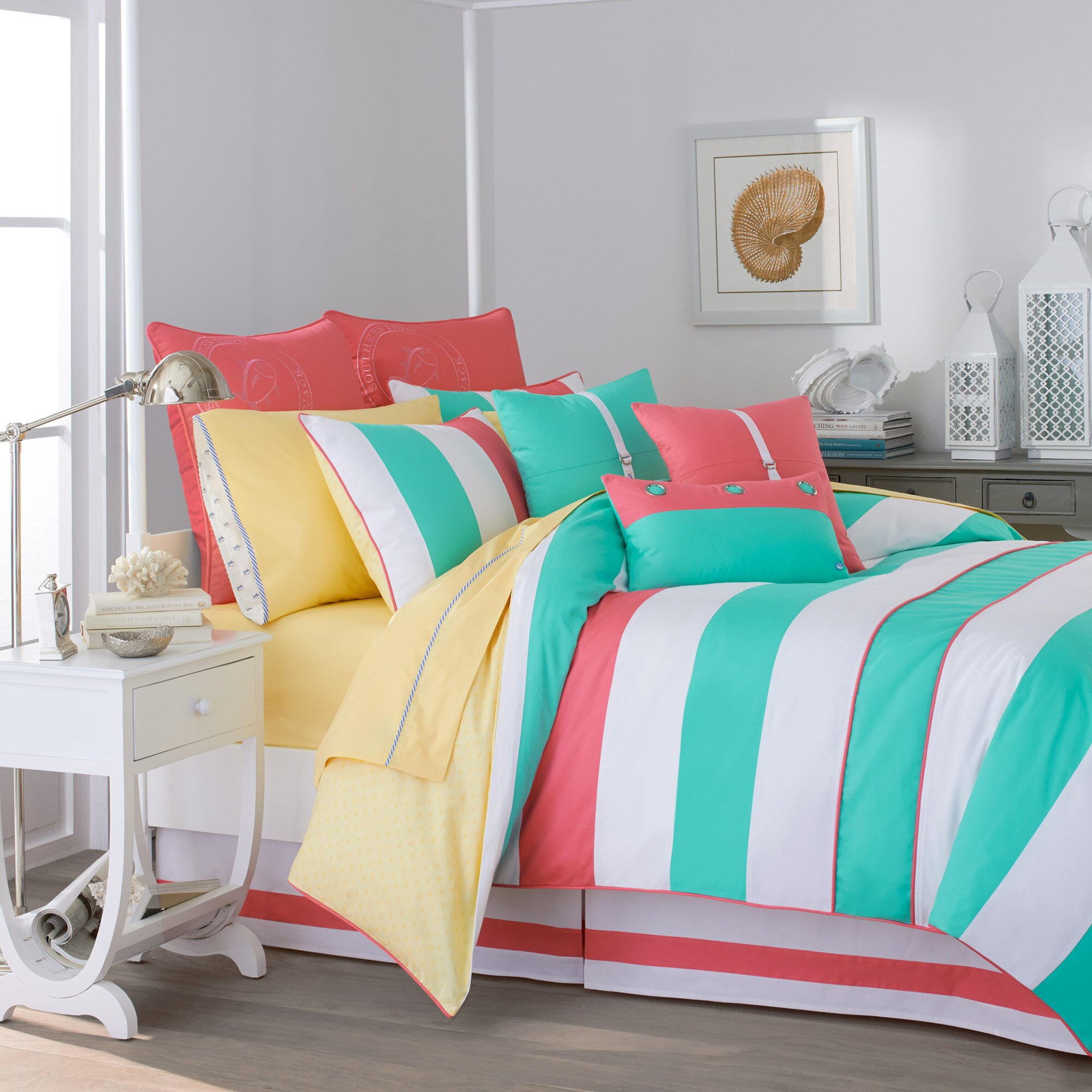 southern tide sail stripe bedding collectio